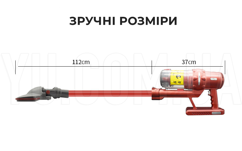Потужний ручний акумуляторний пилосос RAF R8665 1400 Вт Потужний ручний акумуляторний пилосос RAF R8665 1400 Вт